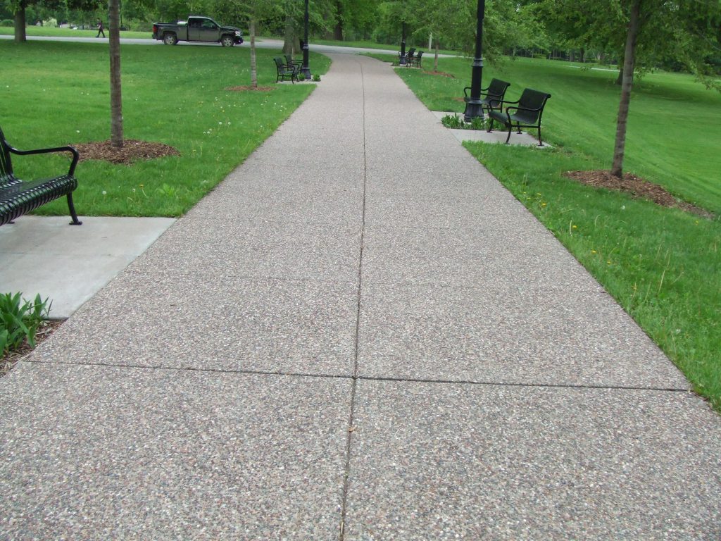 Walkway In Park Created By Kelly Designs In Concrete