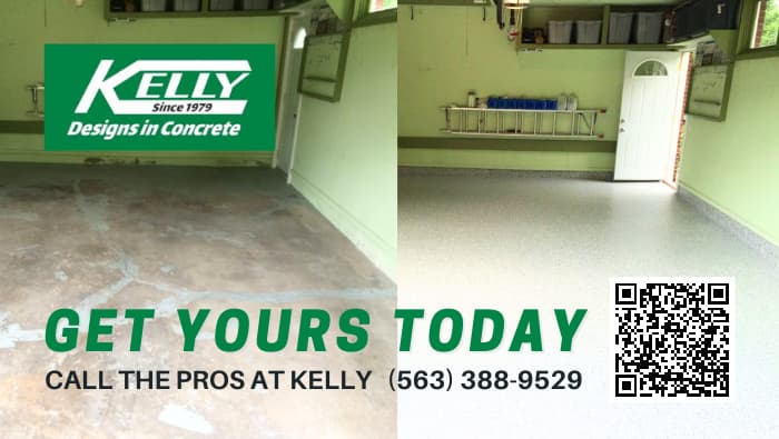 Kelly Designs in Concrete One Day Garage Floor