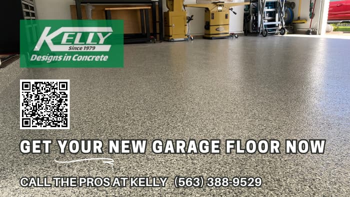 Kelly Designs in Concrete One Day Garage Floor