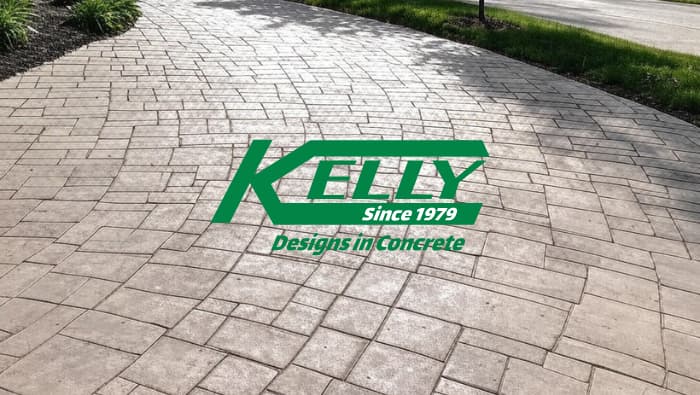 Stamped Concrete Walkway